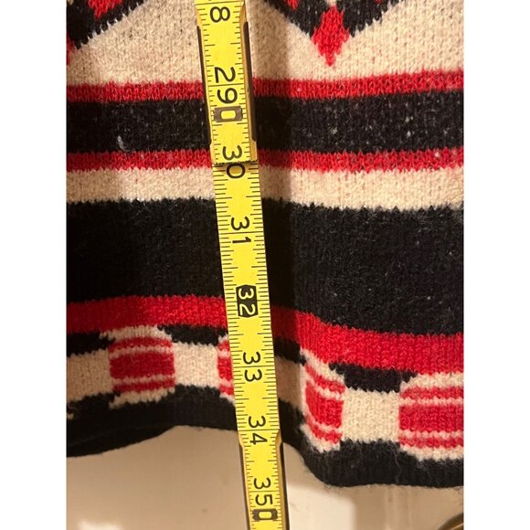 Maxsport Large Sweater Duster Tribal Open Ftont Pockets Soft Outdoor Long Sleeve - Picture 16 of 16